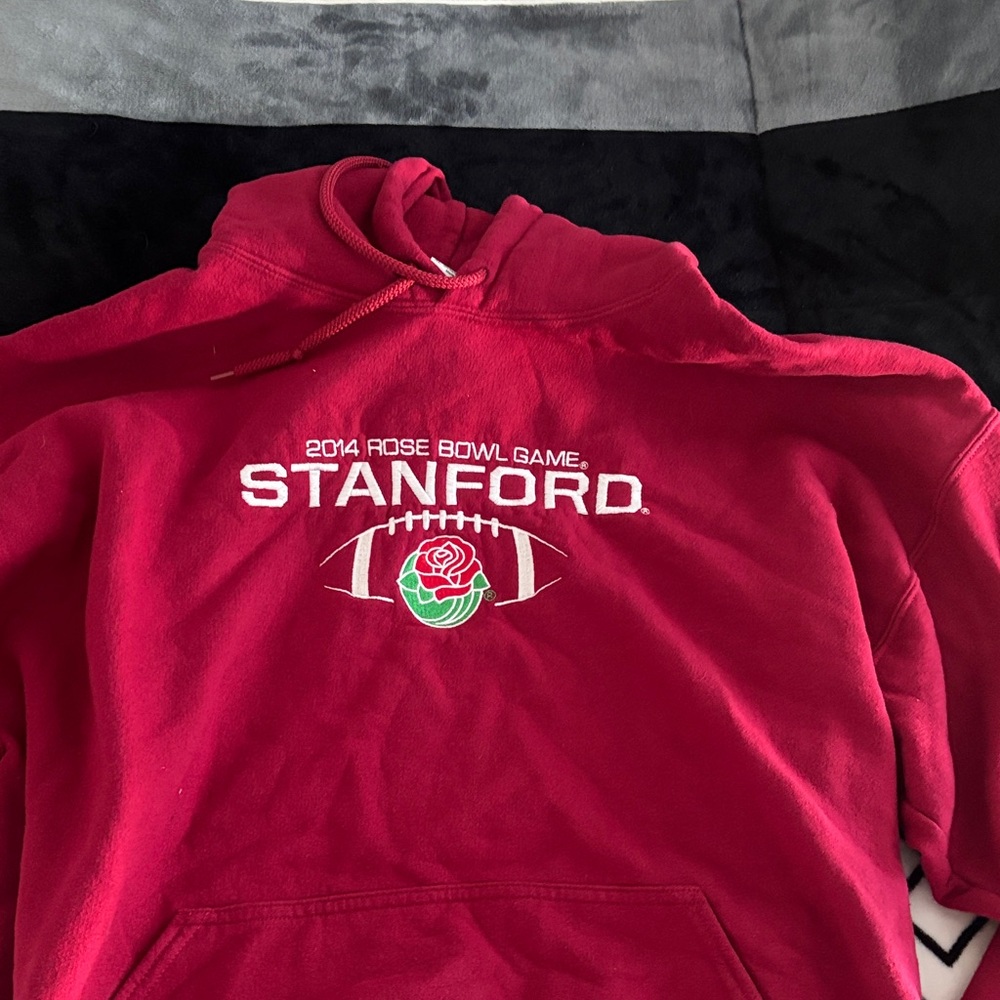 Gildan Red Stanford Hoodie